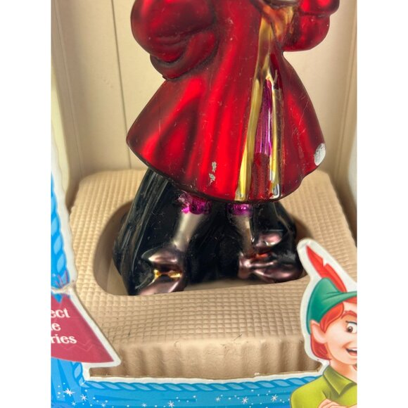 Santa's Best Captain Hook Disney Peter Pan European Mouth Blown Glass Ornament - Picture 4 of 16
